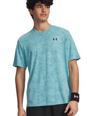 Under Armour Tech 2.0 T-Shirt 2XL Loose fit Pixelate Short-Sleeve Blue Haze NWT